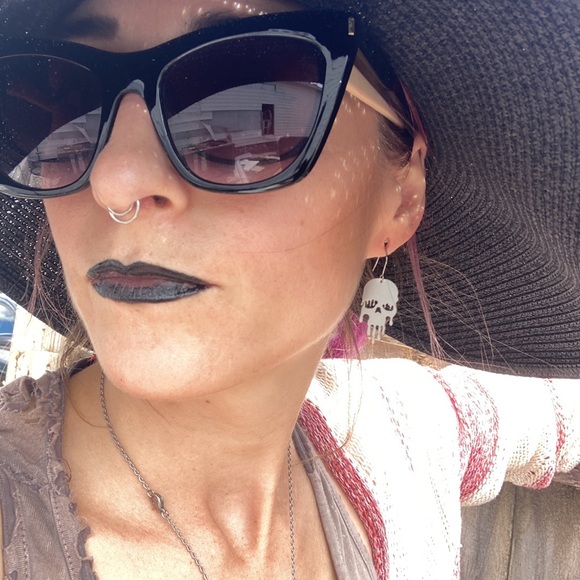 LAST ONE Halloween Frankenstein Zombie Stainless Steel Earrings - Picture 5 of 6